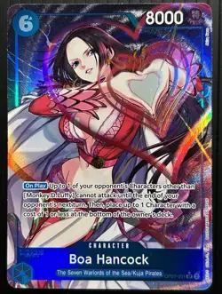One Piece CCG Boa Hancock Alternate Art OP07-051 SR English NM MINT CLEAN 🔥 - Image 1