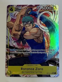 One piece Roronoa Zoro Alt art (SR OP15-113) - Image 1