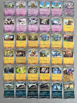 Pokemon S&V Obsidian Flames-Partially Complete Set-163 Cards-C,UC,R,Holo,RH,UR - Image 4