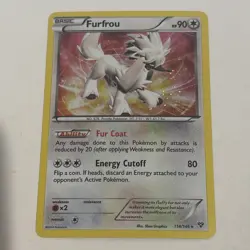 Furfrou 114/146 Cosmos HOLO Rare XY Base Set Pokemon Card - LP - Image 1