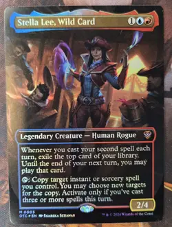 Stella Lee, Wild Card | Thunder Junction OTC | M0003 Borderless Foil | NM MTG - Image 1
