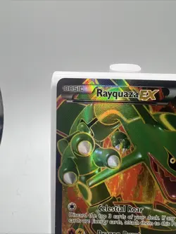 Pokemon TCG Rayquaza EX Full Art Ultra Rare Card Dragons Exalted 123/124 - Image 2