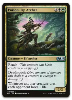 Poison-Tip Archer #220 (NM) Core Set 2019 M19 Magic MTG - Image 1