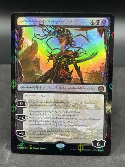 Vraska, Betrayal's Sting (Phyrexian / Compleat Foil) All Will Be One 443 Mythic - Image 1