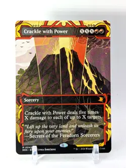 Crackle with Power - Foil M MTG Secrets of Strixhaven: Mystical Archive 42 - Image 1