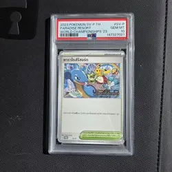 Pokemon Card - Paradise Resort THAI World Championships SV-P Promo 2024 - PSA 10 - Image 3