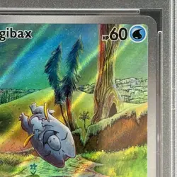 Pokemon Frigibax 208/193 Sv02: Paldea Evolved Holo PSA 9 - Image 4