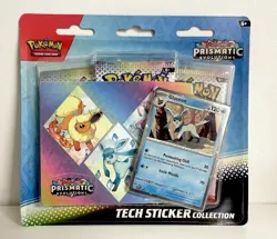 Pokemon Prismatic Evolutions Tech Sticker Collection - Glacion New & Sealed - Image 1