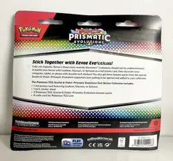 Pokemon Prismatic Evolutions Tech Sticker Collection - Glacion New & Sealed - Image 2