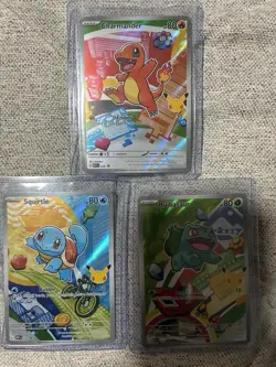 Pokemon 2026 First Partner Illustration Collection Series 1 Promo Full Set - Image 2