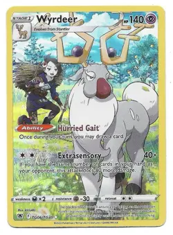 Wyrdeer TG06/TG30 Swsh10: Astral Radiance Trainer Gallery Holo Pokemon TCG - NM - Image 1