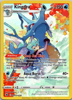 Kingdra TG03/TG30 Holo Astral Radiance Trainer Gallery Pokemon NM - Image 1