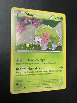 1x Pokemon Shaymin Holo Black XY188 Mythical Collection NM You Pick One - Image 1