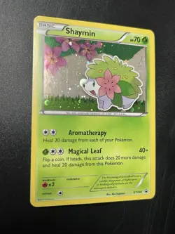 1x Pokemon Shaymin Holo Black XY188 Mythical Collection NM You Pick One - Image 3