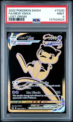 Mew Vmax #TG30/TG30 SWSH: Lost Origin Trainer Gallery PSA 9 - Image 1