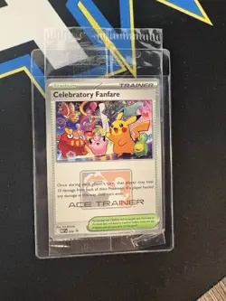 Pokemon TCG Celebratory Fanfare Ace Trainer Reward MEP 028 Promo New Sealed - Image 5