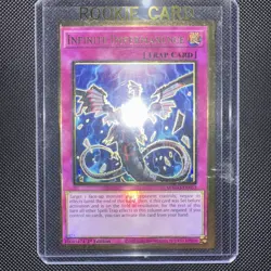 Yugioh Infinite Impermanence MAGO-EN052 Gold Rare 1st Ed MISCUT - Image 1