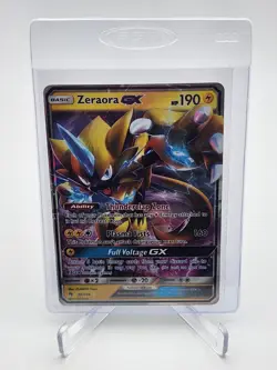 2018 Pokemon Zeraora GX Sun & Moon Lost Thunder Holo Ultra Rare 86/214 LP TCG - Image 1