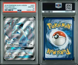 Pokemon Lugia GX Full Art Holo Ultra Rare Lost Thunder #207 PSA 10 GEM MINT - Image 3