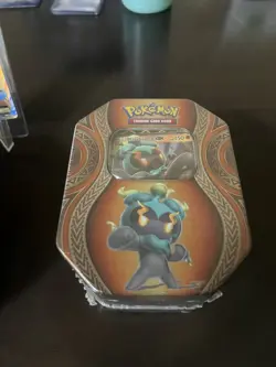 Pokemon Marshadow GX Mysterious Powers Collector Tin Factory Sealed - Image 1