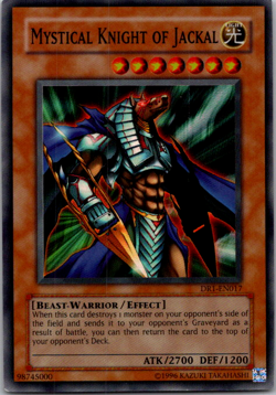 Mystical Knight of Jackal DR1-EN017 Unlimited - Yu-Gi-Oh! TCG Super Rare - Image 1
