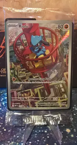 Riolu Black Star Promo Illustration Rare #10 Sealed - Pokemon Mega Evolutions - Image 1