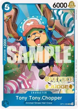 Tony Tony.Chopper (Judge Pack Vol. 7) UC One Piece Promotion Cards OP11-053 NM - Image 1