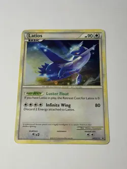 Vintage Pokemon Card Latios HGSS Cosmos Holo Basic Promo HGSS11 English 2010 LP - Image 1