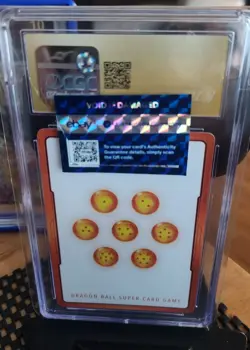 CGC 10 Dragon Ball Super Card Energy Marker Gold E-45 2025 DBS FW SB01 JP Holo - Image 2