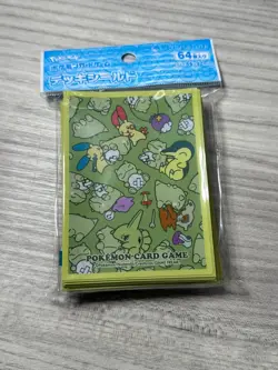 Substitute Card Sleeves Deck TCG 64 Official Pokemon Center JAPAN NEW - Image 1