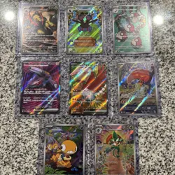 Pokemon Japanese Card Lot 8 Cards AR + EX Full Art – Black Bolt / White Flare NM - Image 1