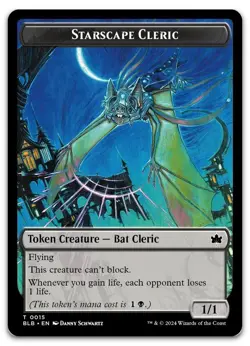 Starscape Cleric Token #15 (NM) Bloomburrow BLB Magic MTG - Image 1