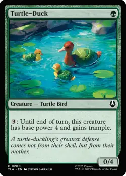 MTG Turtle-Duck Avatar Common Creature Turtle Bird NM - Image 2