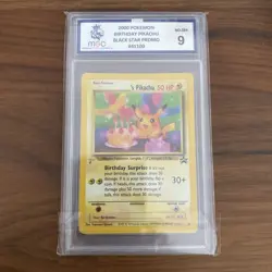 Pokemon, Pikachu World Collection, Birthday Pikachu, English, Promo,Graded Ace 9 - Image 1