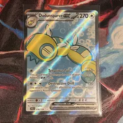 Dudunsparce EX - Journey Together - Ultra Rare Holo 2025 Pokemon Card - Image 1