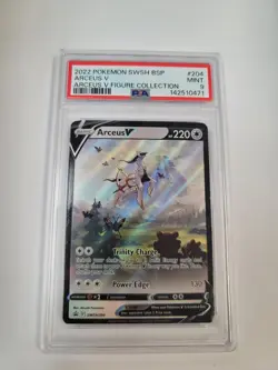 Arceus V Promo Figure Collection 2022 Pokemon SWSH BSP #204 PSA 9 Mint - Image 1