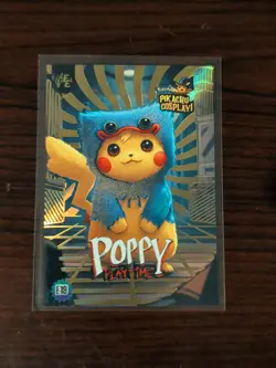 Poppy Playtime (Pikachu) #E19 - Gold Holo Box Hit - Pikachu Cosplay - Pokemon - Image 1