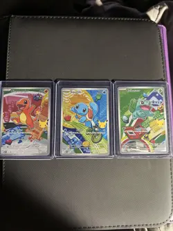Pokemon TCG First Partner Illustration Collection Series 1 Kanto GEN 1 Starters - Image 3