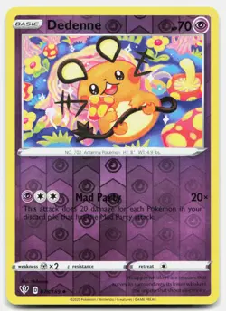 Dedenne Reverse Holo 078/189 Uncommon Darkness Ablaze Pokemon Near Mint - Image 1