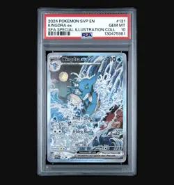 2024 POKEMON SVP EN-SV BLACK STAR PROMO #131 KINGDRA EX PSA 10 - Image 2