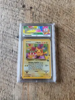 Birthday Pikachu - Celebrations 25th - ACE 10 - Pokemon TCG Perfect Subgrades - Image 1