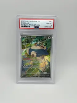 PSA 8 - Snorlax #051 151 Black Star Promo - Pokemon Scarlet Violet 151 - Image 1