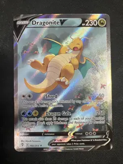 Dragonite V 192/203 Alternate Full Art Evolving Skies Pokemon English NM- - Image 1