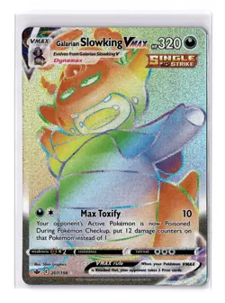 Galarian Slowking VMAX (Secret) -207/198 SWSH Chilling Reign - NM - POKEMON TCG - Image 1