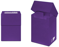 Ultra Pro 80+ Purple Deck Box Standard Small Card Holder game storage case ccg - Image 2