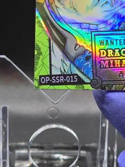 One Piece Kabag 8 The Master of the New World Dracule Mihawk #OP-SSR-015 - Image 4