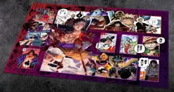 NEW Monkey D. Luffy One Piece Playmat With Zones TCG Card Game Play Mat _an22 - Image 1