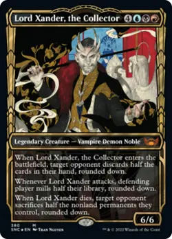 Lord Xander, the Collector (Showcase 380 Gilded) FOIL Streets of New Capenna NM - Image 1