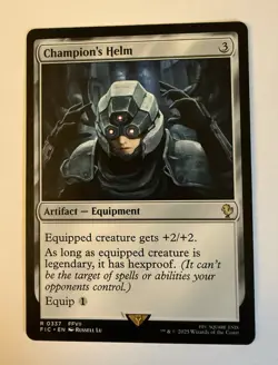 Champion's Helm #337 (NM) Final Fantasy FIC Magic MTG - Image 1