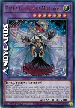 BACHA LA MAESTRA MELODIOSA (The Melodious) • Ultra R • MP25 IT188 • 1Ed • Yugioh - Image 1